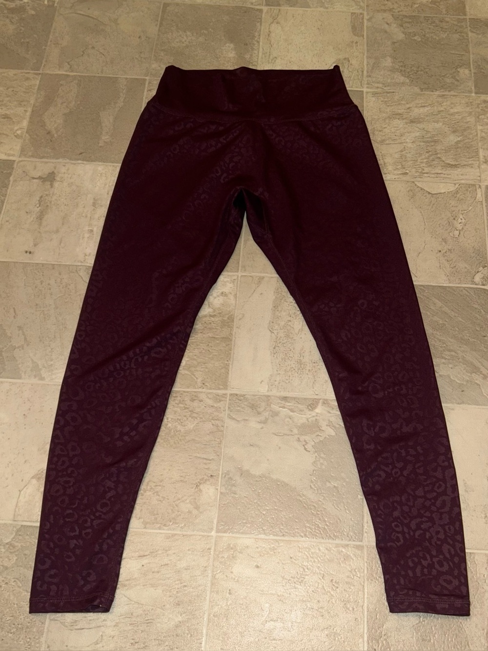 Buff bunny Plum Leopard Print High-Waist Leggings